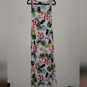 Floral maxi summer dress